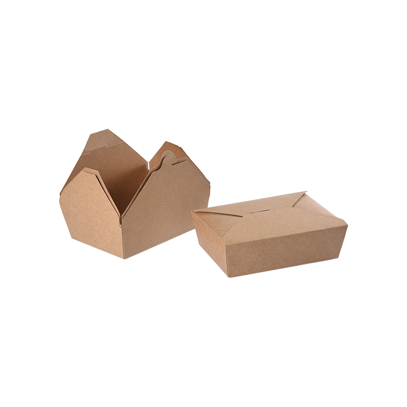 Pojemnik na żywność na wynos z papieru pakowego