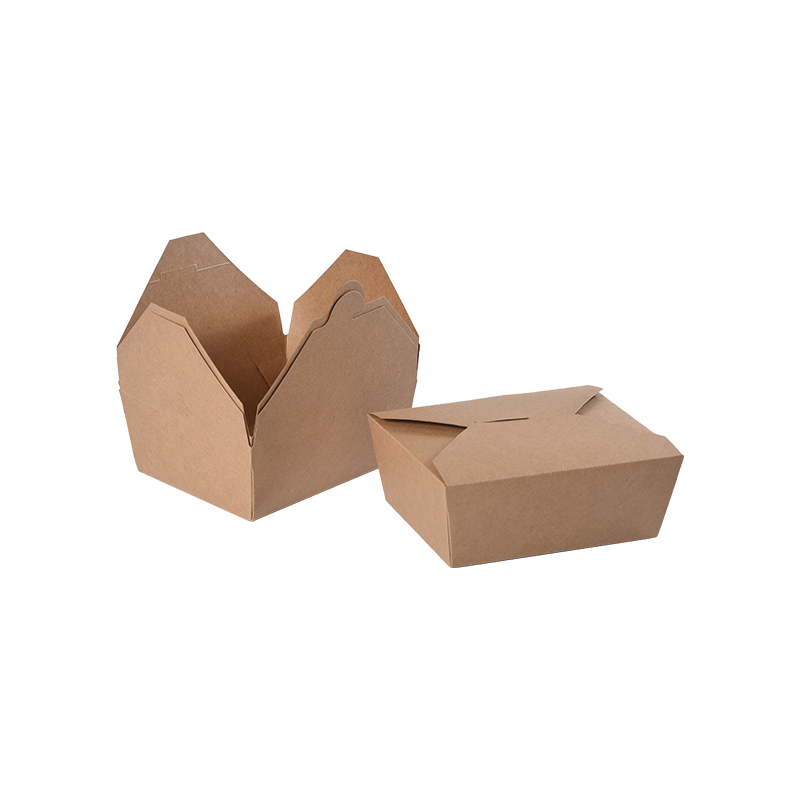 Pojemnik na żywność na wynos z papieru pakowego