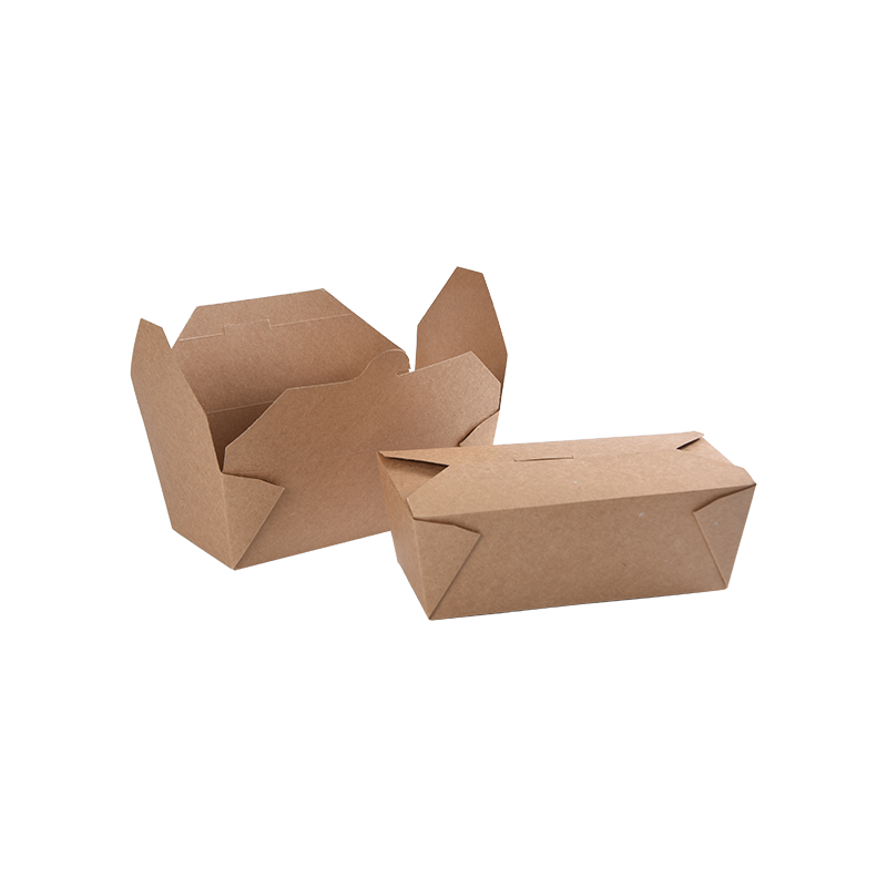 Pojemnik na żywność na wynos z papieru pakowego