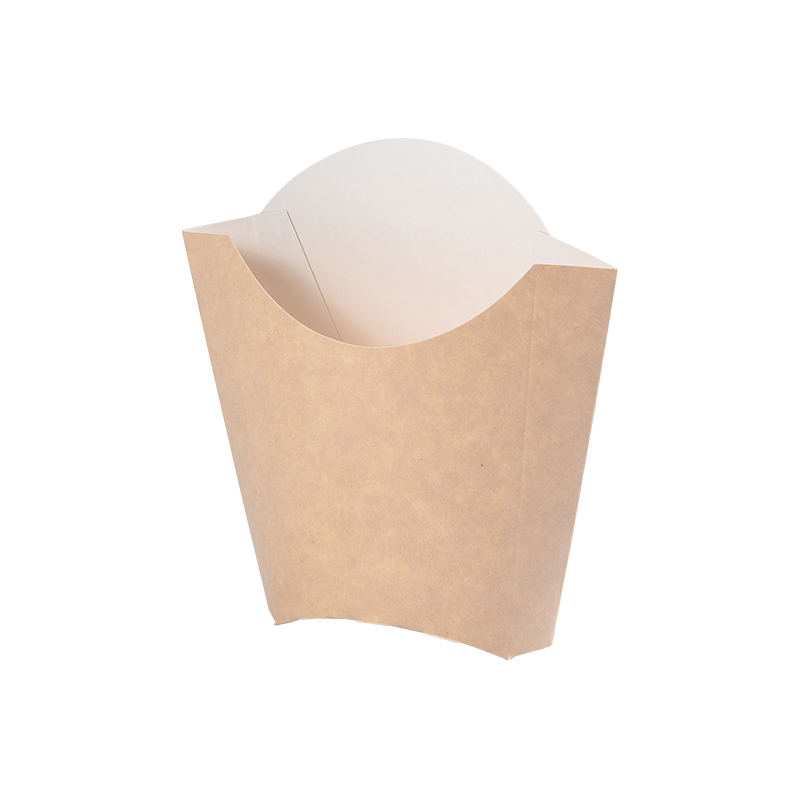 Jednorazowy uchwyt na frytki, papierowe kubki do smażenia, kubki do wędlin, łyżka do chipsów Kraft
